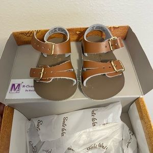 Baby leather sandals size 1